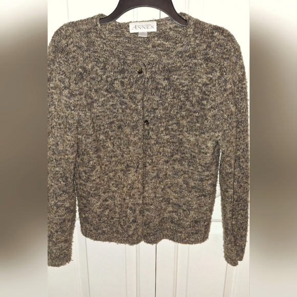 Casual Corner Brown Cardigan Sweater - Picture 1 of 5
